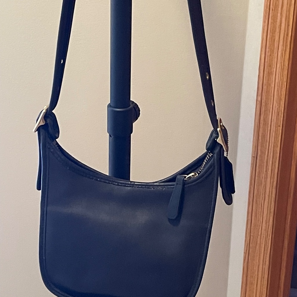 Coach Vintage RARE Navy Blue Legacy Janice Bag
